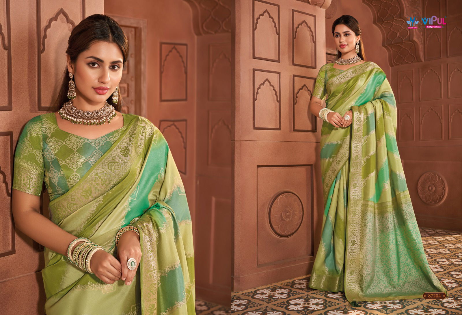 Angora By Vipul Silk Daily Wear Saree Suppliers In India